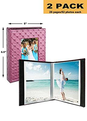 Lanpn Small Photo Album 4x6 2 Packs, Linen Hard Cover Mini Archival Acid  Free Top Load Pocket Photo Book with Sleeves that Holds 52 Vertical Only 4  x 6 Picture (Green) - Yahoo Shopping