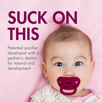 MAM Perfect Baby Pacifier, Patented Nipple, Developed with Pediatric  Dentists & Orthodontists, Unisex, 0-3 (Pack of 2)