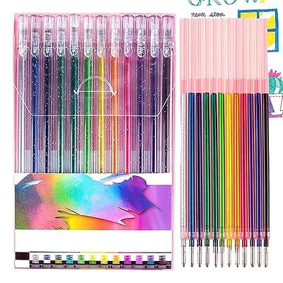  160 Pack Gel Pens for Adult Coloring Books, 36 Colors Dual  Brush Markers Pen for Drawing : אמנות, יצירה ותפירה