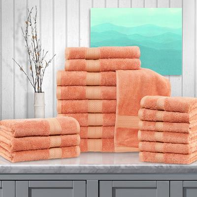 Superior Combed Cotton Highly Absorbent 6 Piece Hand Towel Se 