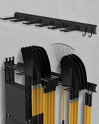 Shovel Holder Wall Mount Outdoor 10 Pack - Garden Yard Tool Organizer for  Garage Shed Organizers and Storage Hooks Rake Rack Hanger Hardware Included