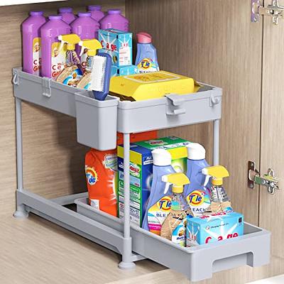 Wisdom Star 2 Tier Under Sink Organizers and Storage Bathroom