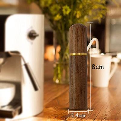 Espresso Coffee Stirrer Stainless Steel Mini Whisk Espresso Wooden