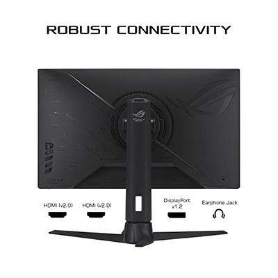 ASUS ROG Strix 27” 4K HDR 144Hz DSC Gaming Monitor (XG27UQR) - UHD (3840 x  2160), IPS, 1ms, Extreme Low Motion Blur, DisplayHDR 400, DCI-P3 90%