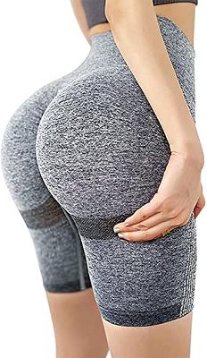 SEASUM Women Seamless Yoga Shorts Workout High Waisted Butt Contour Tummy  Control XS - Yahoo Shopping