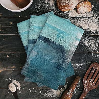 Set of 3 Kitchen Dish Towels, Tea Towels 18x28, Washable Drying