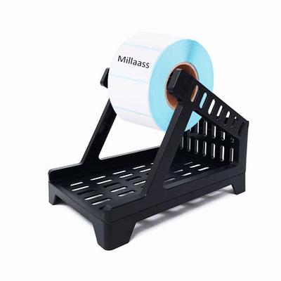 Thermal Label Holder for Rolls and Fan-Fold Labels Great for Desktop  Thermal Printers Label Holder 