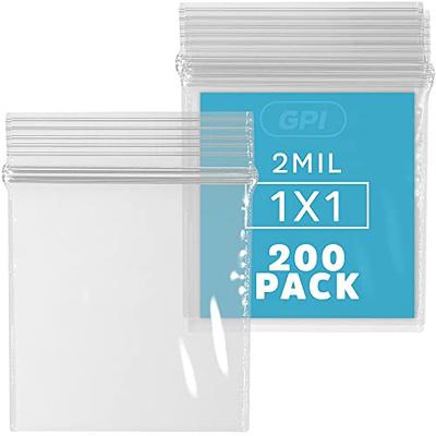 200x Clear Bags Reclosable Zipper Lock Plastic 2mil Poly Jewelry 2 x 2 Baggies