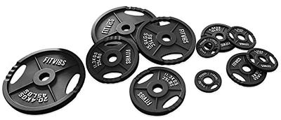 BalanceFrom Cast Iron Plate Weight Plate for Strength Training,  Weightlifting and Crossfit, 1-Inch or 2-Inch, Standard or Olympic