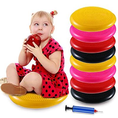 Inflatable Wiggle Cushion - Autism Sensory Equipment, 35cm Diameter Wobble  Cushion, Balance Cushion for Kids with ADHD
