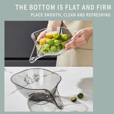 Fruit Vegetable Salad Cutting Bowl Practical Multifunctional Salad Cutter  Drain Fruit Bowls Kitchen Accessories