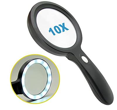 RKSTN 40X Magnifying -Loupe Jewelry Eye Glass Magnifier Led Light