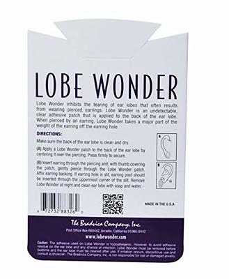 Lobe Wonder - Heavy Earring Support Patches Stretched Ear Lobe