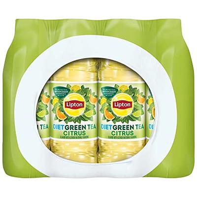 Lipton Green Tea, Diet, Citrus Flavor - 12 pack, 16.9 fl oz bottles