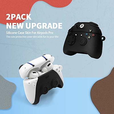 [2Pack] Case for Airpods 3 Case Game Controller Design, Cute Cool Airpod 3  Case Cover, Funny Stylish Protective Skin Airpods 3 Accessories for Airpods