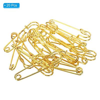 MECCANIXITY Safety Pins 2.76 Inch Large Metal Sewing Pins for
