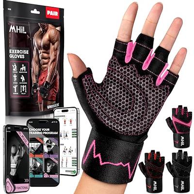 MhIL Workout Gloves for Mens & Womens - Weight Lifting Gloves, Gym Gloves  for Men - Exercise Gloves