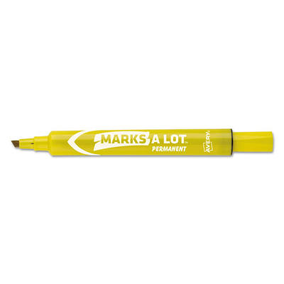 MARKS A LOT Large Desk-Style Permanent Marker, Broad Chisel Tip