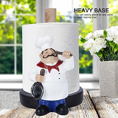 Resin Chef Double-Layer Paper Towel Holder Figurines, Layer Paper Towel  Holder Resin Crafts Display,Resin Chef Double Layer Paper Towel Holder Home  Cake Shop Restaurant Crafts Decoration Ornament - Yahoo Shopping