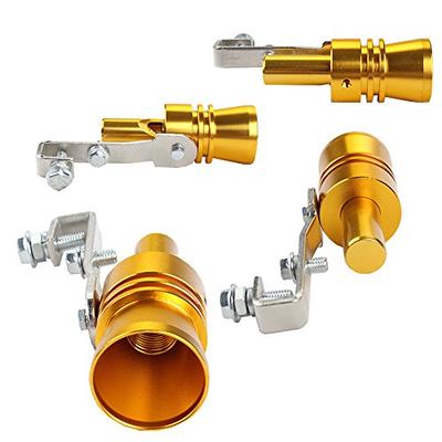 2X Car Turbo Sound Whistle Simulator Sound Pipe Auto Exhaust Muffler Pipe  Red