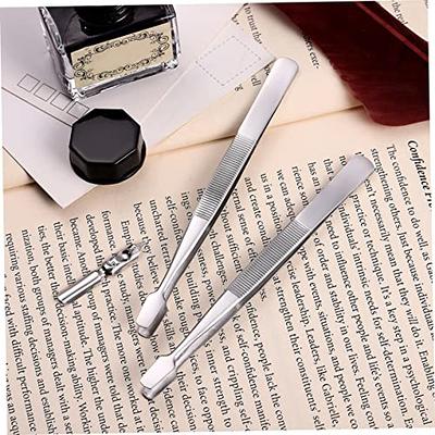 SEWACC 30 Pcs Duckbill Clip Auxiliary Clip Makeup Stamp Precision Tweezers  Jewelry Tweezers Philately Tweezers Stainless Steel Crafting Tweezers  Eyebrow Tweezers Silver Fake Eyelashes - Yahoo Shopping