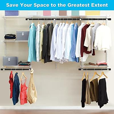 Everbilt Genevieve 4 ft. White Adjustable Closet Organizer Shoe