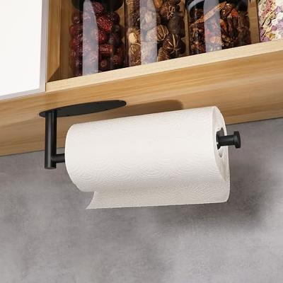 YIGII Self Adhesive Paper Towel Holder Horizontal or Vertical