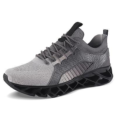  Women's Running Shoes Ladies Slip on Tennis Walking Sneakers  Lightweight Breathable Comfort Work Gym Trainers Stylish Shoes All Black