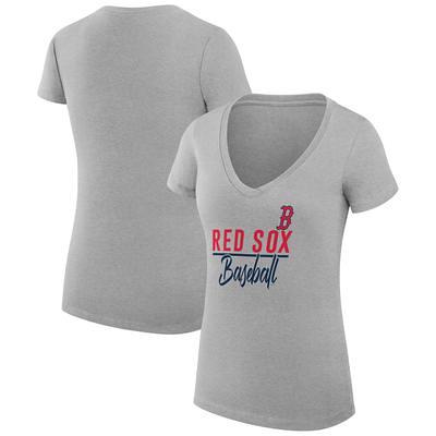 Women's G-III 4Her by Carl Banks White Texas Rangers Team Graphic V-Neck Fitted T-Shirt Size: Small