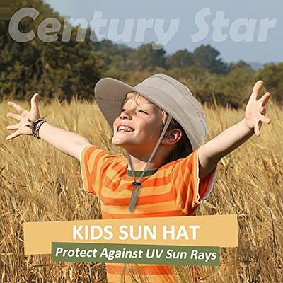 Century Star Outdoor Kids Sun Hat Boys Sun Hat Girls Beach Hat UPF 50+ Kids  Bucket Hat Wide Brim Kids Fishing Safari Hat 2Pcs Khaki & Beige 5-13T -  Yahoo Shopping