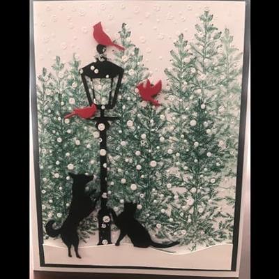 Kwan Crafts Christmas Snowfall Background Clear Stamps for Card Making  Decoration and DIY Scrapbooking - Yahoo Shopping