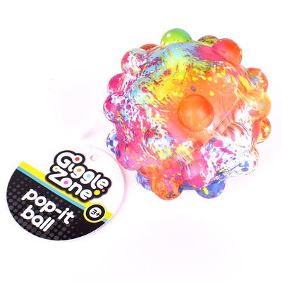 Giggle Zone Pop It Ball – Fidget Sensory Toy - Colors and Styles May Vary