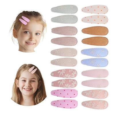 Temu 10/20/30pcs Hair Snap Clips for Girls No Slip Candy Colors Snap Hair Clips, Bobby Pins, Hairpins Hair Clips for Kids Children, Christmas Gifts