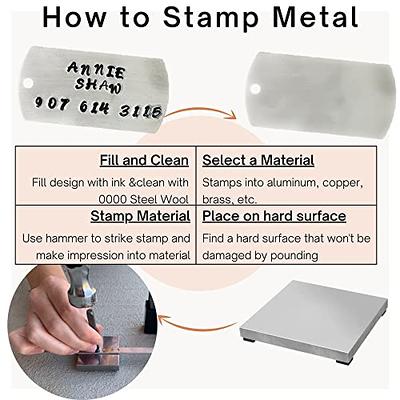 ImpressArt - Basic Homeroom Numbers Metal Stamp Set (3mm) for Hand Stamping Projects and Jewelry Making