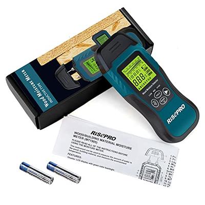 RISEPRO Wood Moisture Meter Two Pins Digital Humidity Tester