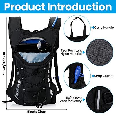  NOOLA Hydration Backpack with 3L TPU Water Bladder, Tactical  Molle Water Backpack for Men Women, Hydration Pack for Hiking, Biking,  Running and Climbing (Tan) : Sports & Outdoors