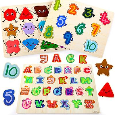 Natural Wooden Letters 26 Pieces