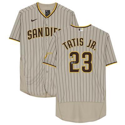 Fernando Tatis San Diego Padres Autographed Sand Nike Pinstripe Replica  Jersey