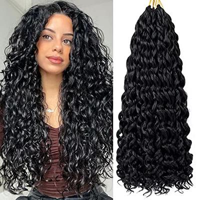 8 Packs Curly Crochet Hair GoGo Curl Crochet hair for Women Deep Wave Braiding  hair,Synthetic Bohemian Crochet Braid Water Wave Crochet hair  Extensions(18inch, 1B/30/27) - Yahoo Shopping