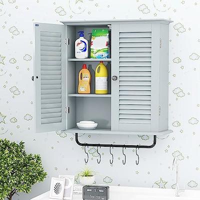 Oversized Bathroom Medicine Cabinet Wall Mounted Storage With Mirror, Hanging  Bathroom Wall Cabinet Organizer - Yahoo Shopping