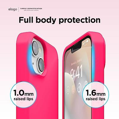 elago Compatible with iPhone 14 Pro Case, Liquid Silicone Case, Full Body  Protective Cover, Shockproof, Slim Phone Case, Anti-Scratch Soft Microfiber