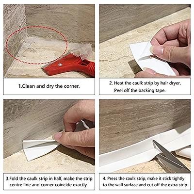 Pvc Waterproof Sealing Strip Self Adhesive Sink Stove Crack - Temu