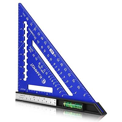 POWERTEC 80008 Steel L Shaped Rafter/Framing Square – 24 x 16