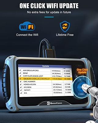 OBD2 Scanner Engine/ABS/SRS/Transmission Car Diagnostic Tool, ABS Code  Reader, SRS Scan Tool, Lifetime Free Update Scan Tool