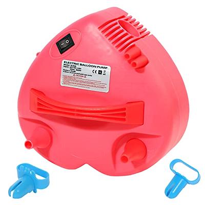 Electric Air Balloon Pump Portable Dual Nozzle Electric Balloon