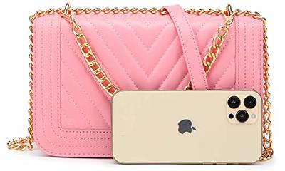 lola mae Crossbody Bags for Women Fashion Quilted Shoulder purse with  Convertible Chain Strap Classic Satchel Handbag (Pink-715) - Yahoo Shopping