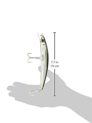 Yo-Zuri Crystal 3D Minnow Magnum Lure, Silver Black, 6-1/2-Inch - Yahoo  Shopping