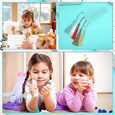 Sublimation Blank Bookmarks with 30Pcs Tassels Present Tag DIY Crafts  Reading