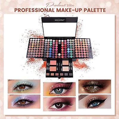 Miss Rose 190 Colors Cosmetic Makeup Palette Set Kit Combination,Professional Makeup Kit for Women Full Kit,Makeup Pallet,Include Eyeshadow/Facial