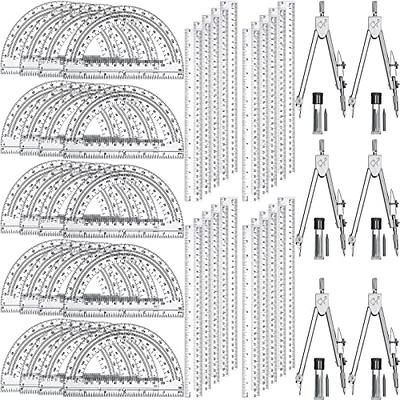 protractor compass ruler